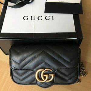 Authentic mini Marmot Gucci crossbody